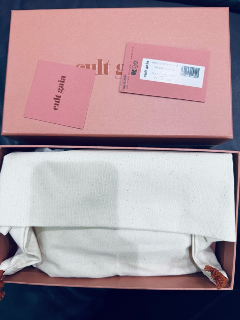 Cult Gaia Helene Clutch in Cornsilk NIB - Picture 16 of 16